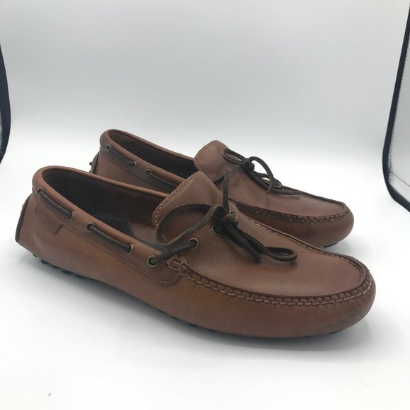Cole Haan Air Grant Papaya Brown Driving Moccasin - Picture 1 of 7